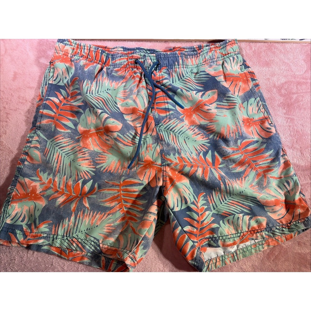 UZZI Amphibious Gear Men's Sz XL Swim Trunks. Floral, Tropical.